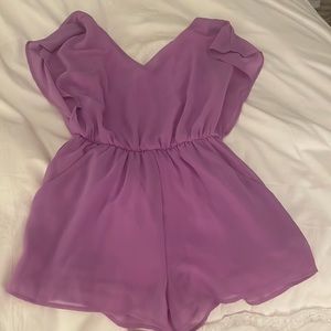 Purple /Lilac Gianni bini romper XS